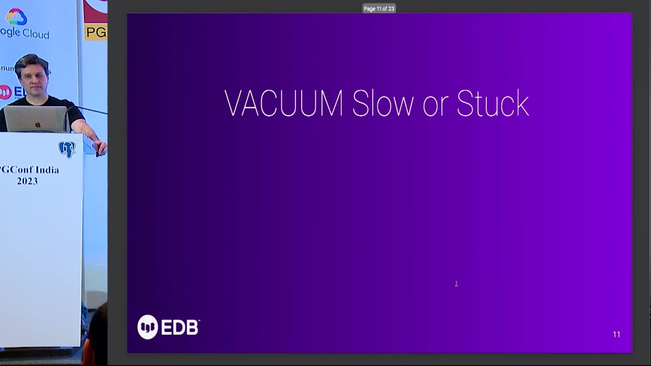 PGConf India 2023 - Understanding and Fixing Autovacuum by Robert Haas (EDB)