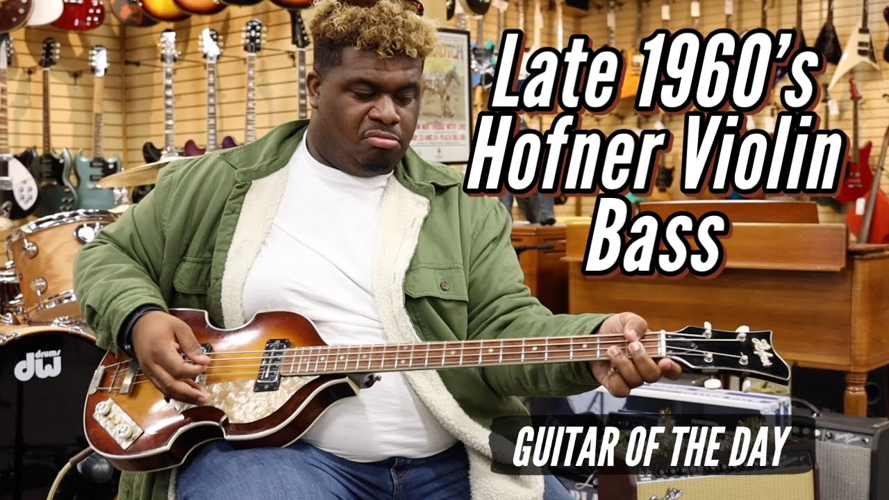 Бас-гитара Hofner Violin Bass конца 1960-х | Гитара дня — Кларк Симс