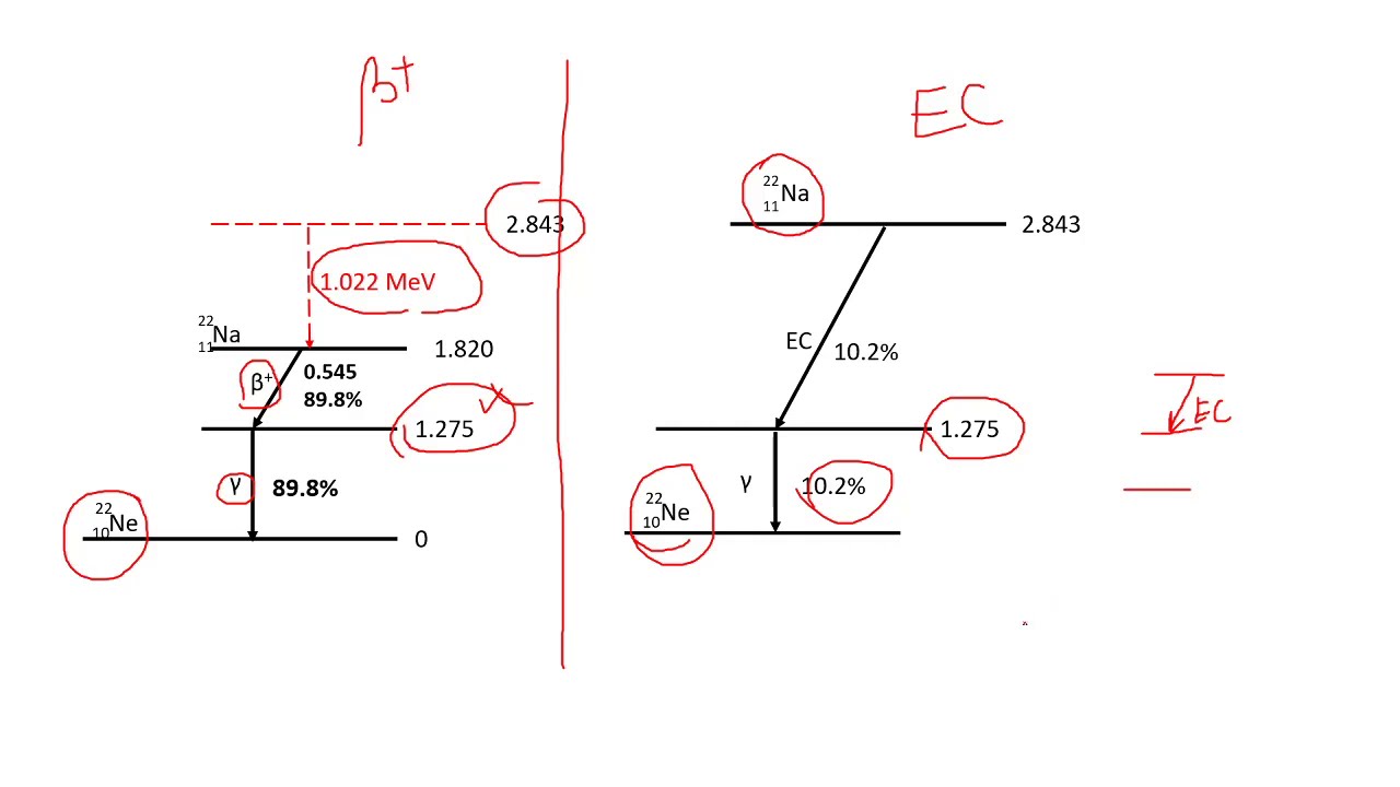 Part 2: Basics of Radiation Physics: Electron Capture or Positron Decay: The Competing Mechanism.