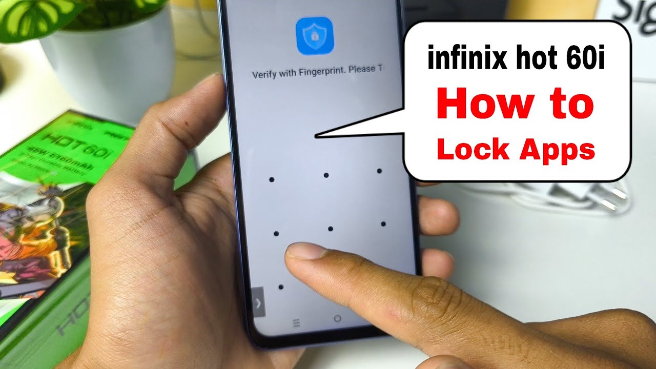 Как заблокировать приложения на Infinix Hot 60i