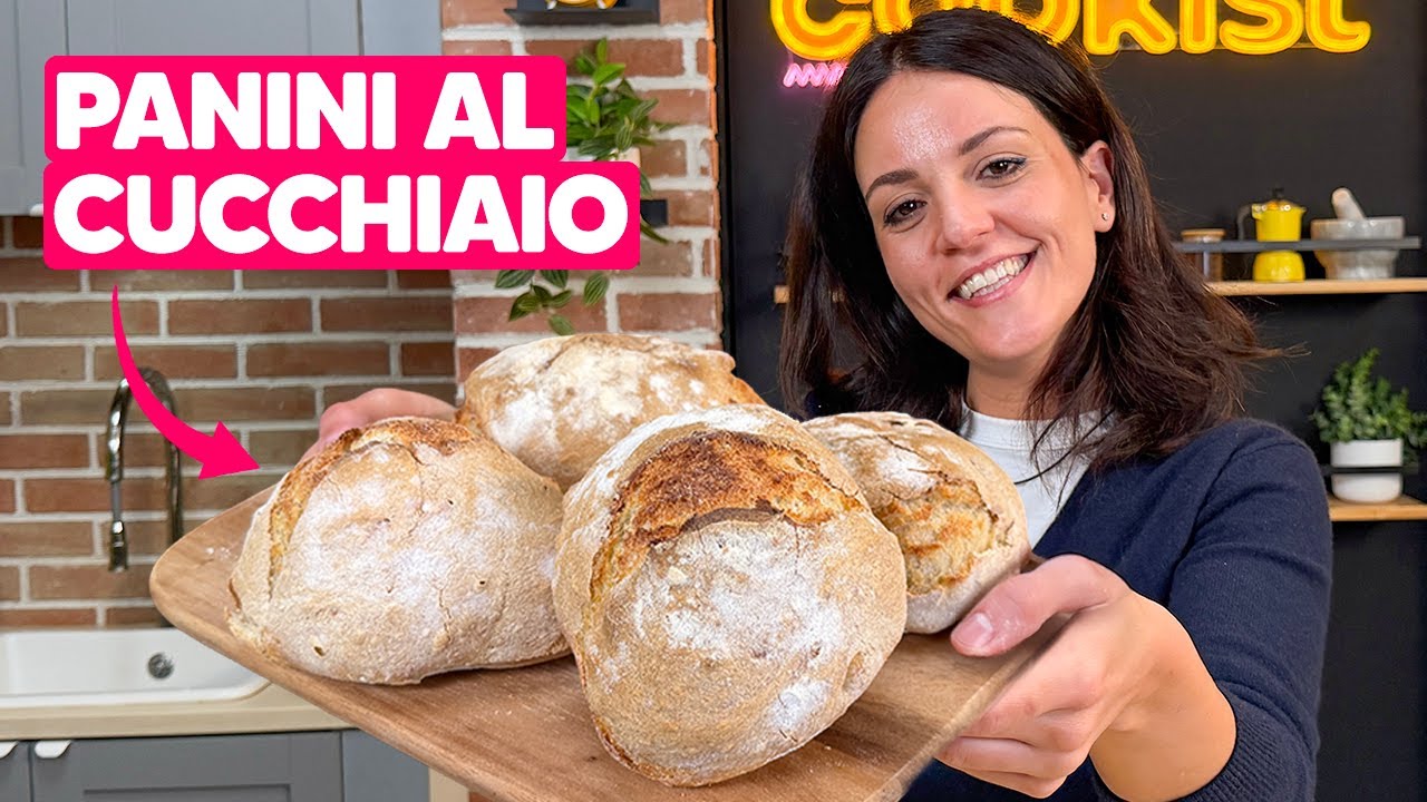 PANINI AL CUCCHIAIO 🥄 facili, senza impasto e buoni come quelli del panificio!