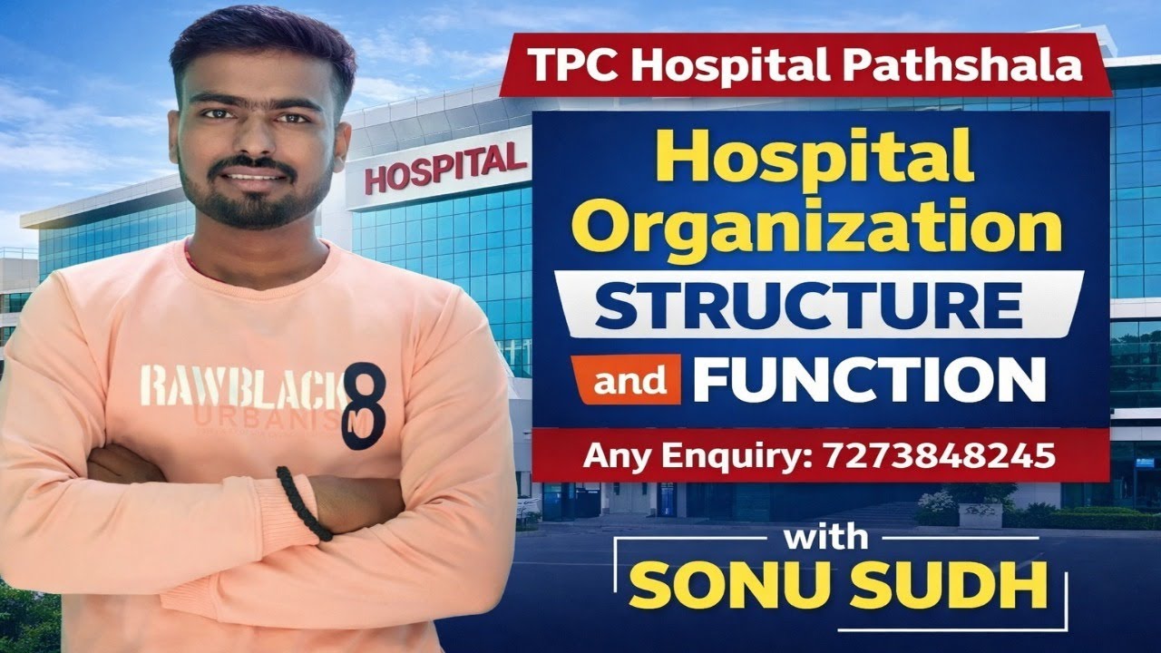 Hospital Organization Structure and Function Explained | TPC Hospital Pathshala | Sonu Sudh