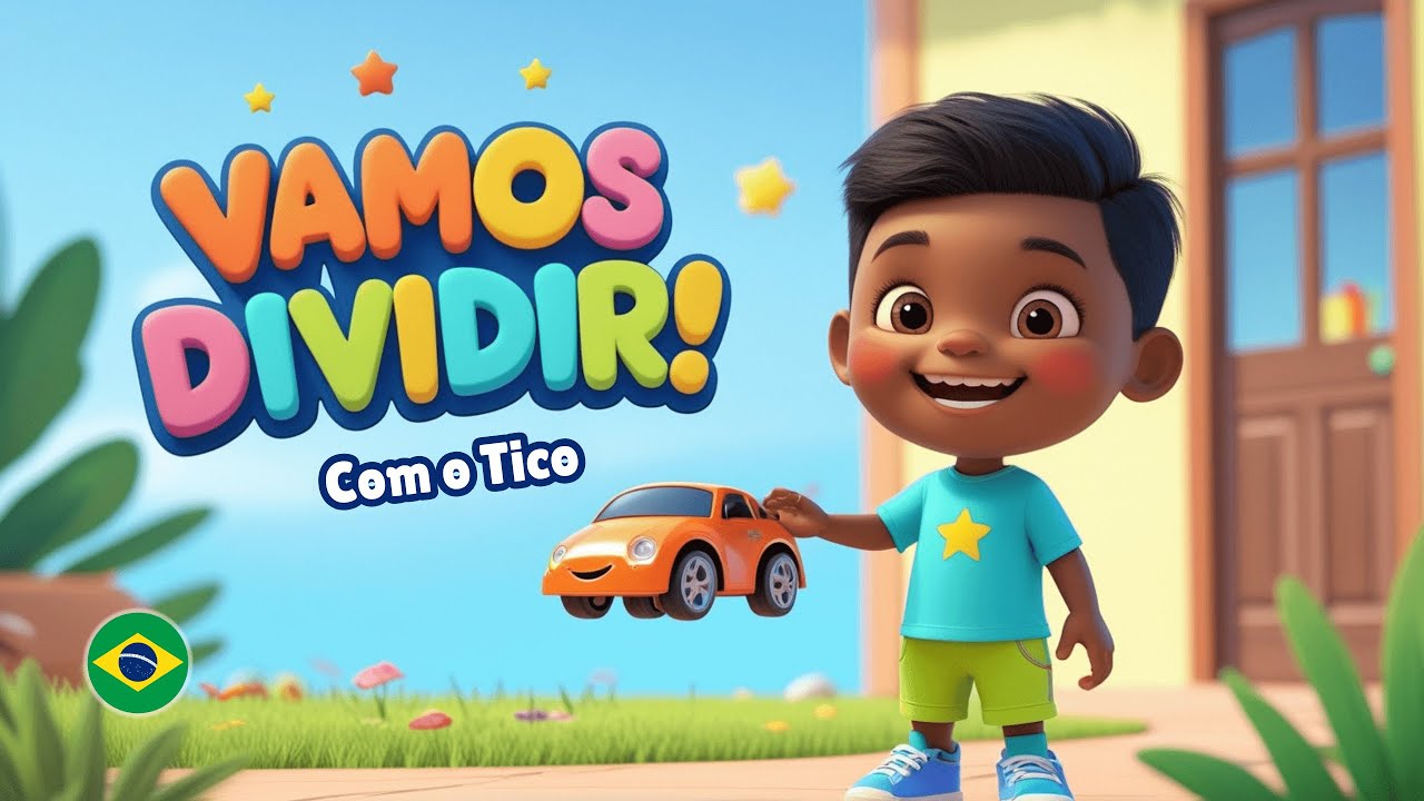 Vamos Dividir! | M&uacute;sica Infantil com Tico &ndash; JoyPop Kids (&Aacute;lbum Aprender &eacute; uma Aventura!)