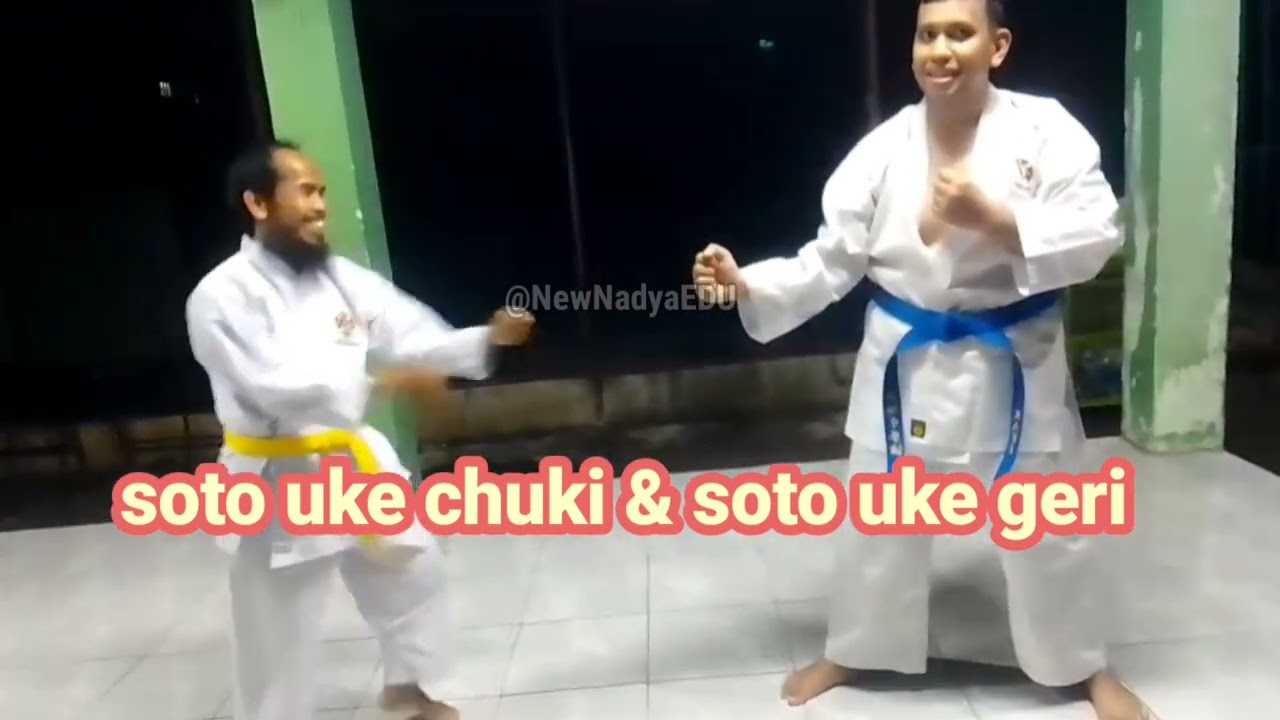 Soto Uke Zuki Dan Soto Uke Geri