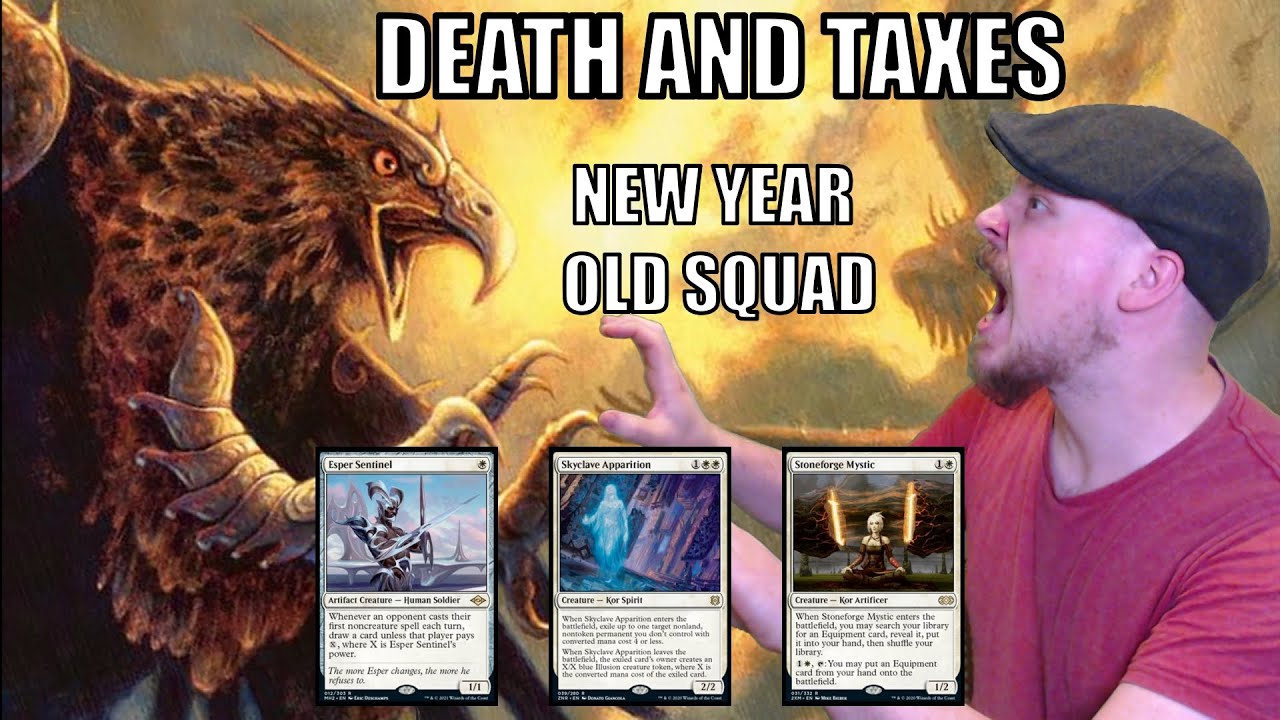 CAWRAZY Value For Death and Taxes  [MTG MODERN] FEAT Squadron Hawk