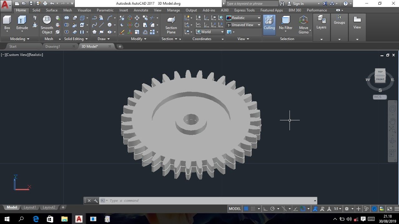 Cara menggunakan Extrude, Loft, Revolve, dan Sweep di AutoCAD 3D Modeling
