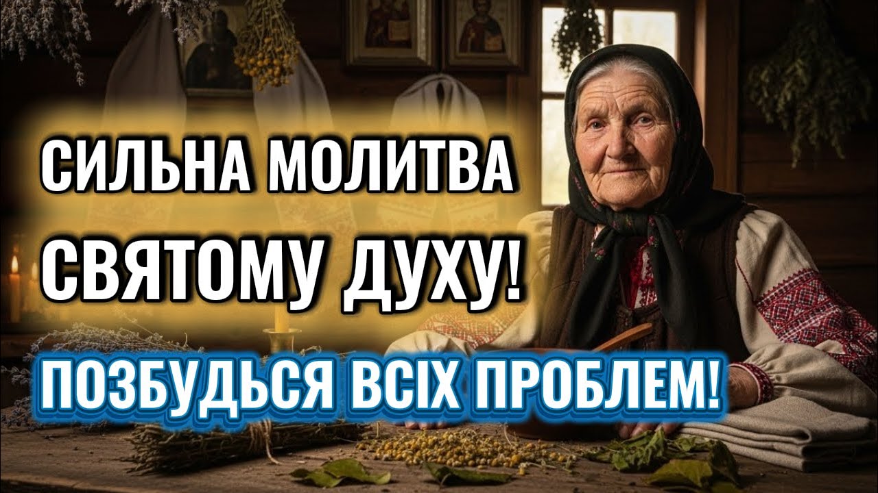 МОЛИТВА СИЛЬНА ДО СВЯТОГО ДУХА! ПОЗБУДЬСЯ ВСІХ ПРОБЛЕМ!