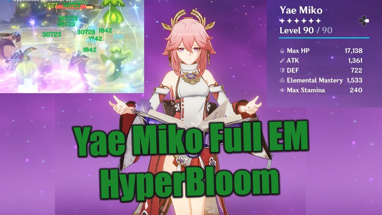 1500+ EM Yae Miko Hyperbloom