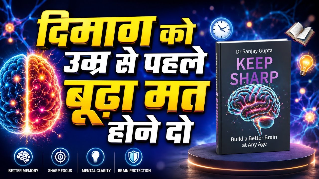 Dimag Tez kaise kare | Keep Sharp Audiobook Summary in Hindi | How to Boost Brain Power Naturally