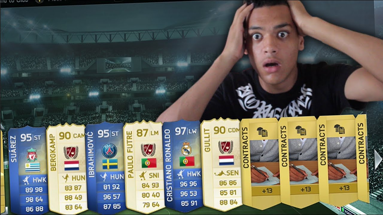 GONTHS BEST EVER FIFA 14 PACKS!!
