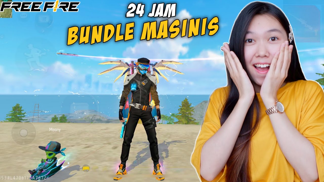 SOLO SQUAD PAKE BUNDLE MASINIS AUTO BAR-BAR  - FREE FIRE INDONESIA