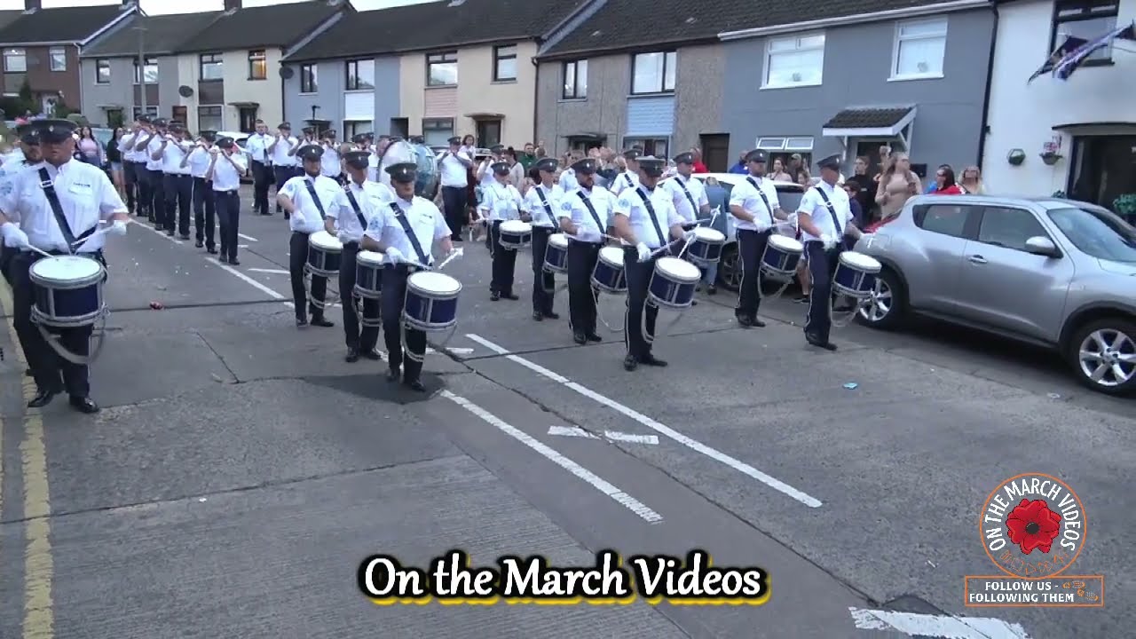Rathcoole Protestant Boys finish their parade 2023