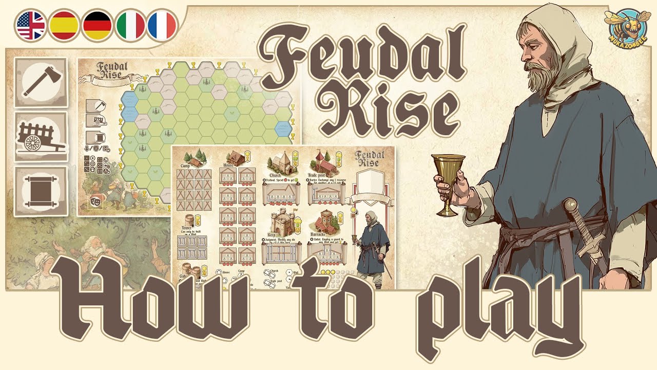 How to play Feudal Rise | Print And Play | Roll And Write | Strategy