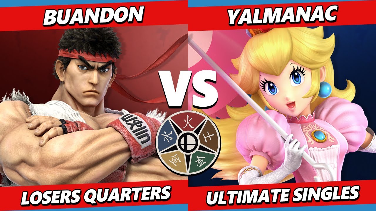 The Hokage Exams 2 TOP 8 - Yalmanac (Peach, Daisy) Vs. Buandon (Ryu) Smash Ultimate - SSBU
