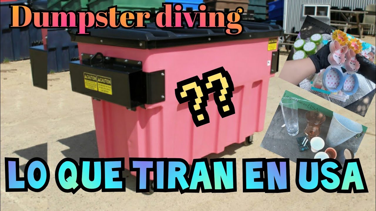 Dumpster diving/ Lo Que Tiran en USA