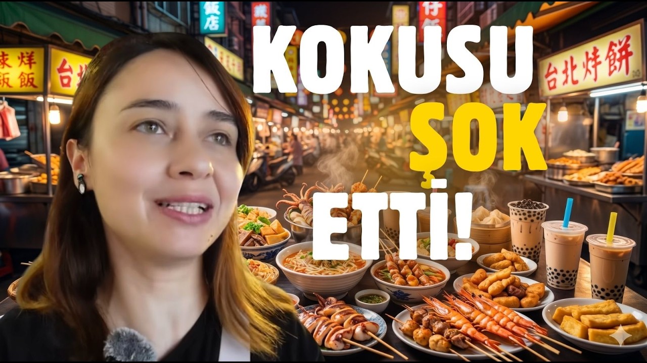 Tayvan'ın İlginç Sokak Yemekleri - Popüler ve Şaşırtan  Tatlar!