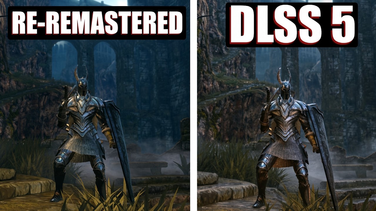 This is Dark Souls with DLSS 5