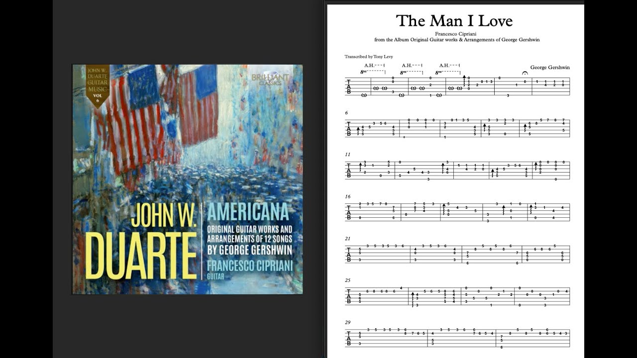 The Man I Love George Gershwin - Franceco Cipriani (Transcription)