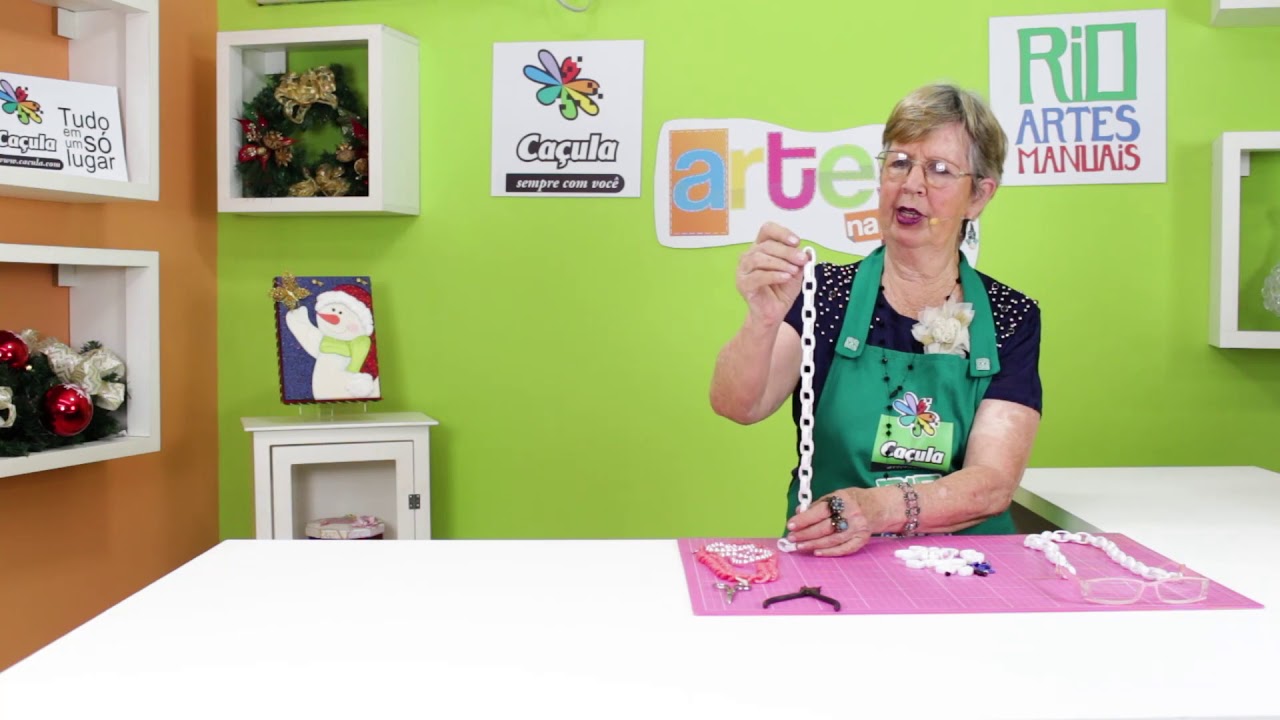 SAIBA COMO FAZER UM CORDÃO PARA ÓCULOS com CLECY GALVÃO