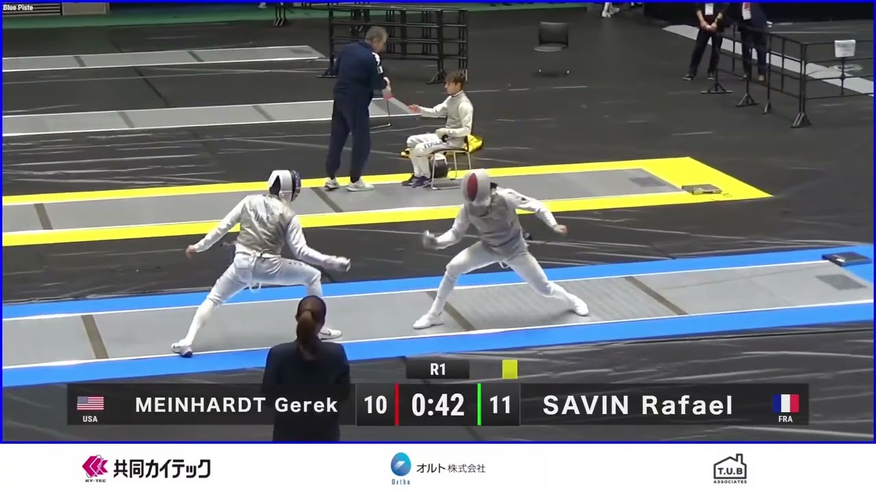 Tokyo World Cup 2024 SMF - L32 - Gerek Meinhardt USA v Rafael Savin FRA