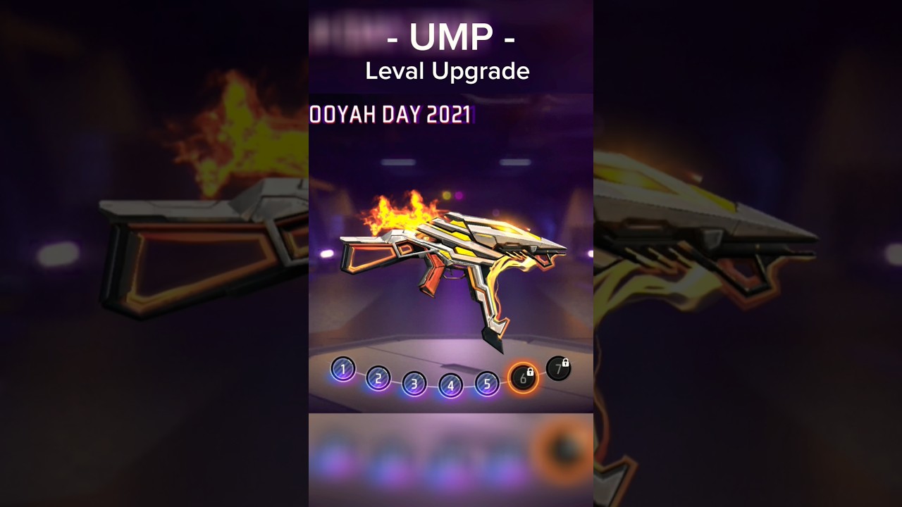 EVO UMP GUN LEVEL UPGRADE 🔥#shorts #freefire #youtubeshorts