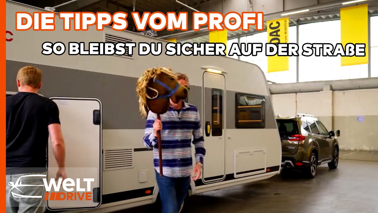 CAMPING-TREND: Was du vor dem ersten Wohnwagen-Trip unbedingt wissen musst! So fährst du sicher
