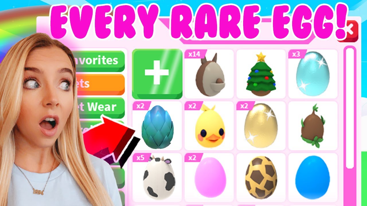 Opening EVERY *RARE* EGG EVER in Adopt Me!