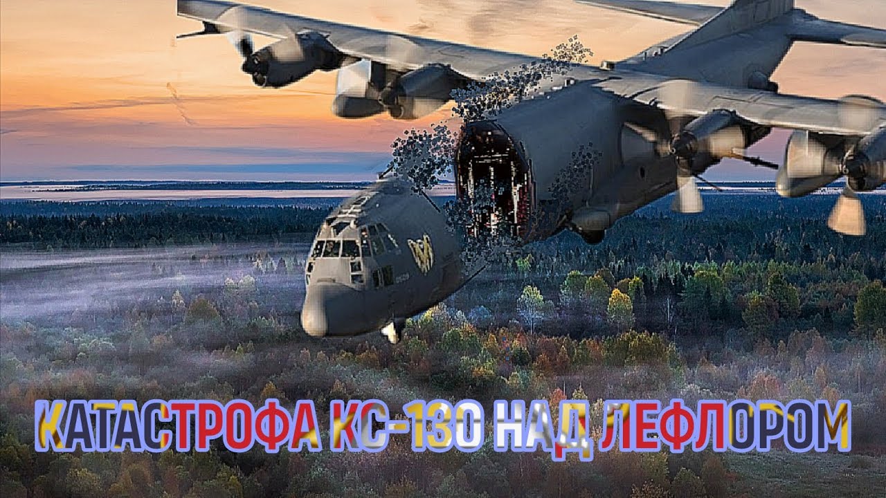  2017 LeFlore County KC-130 crash animation 