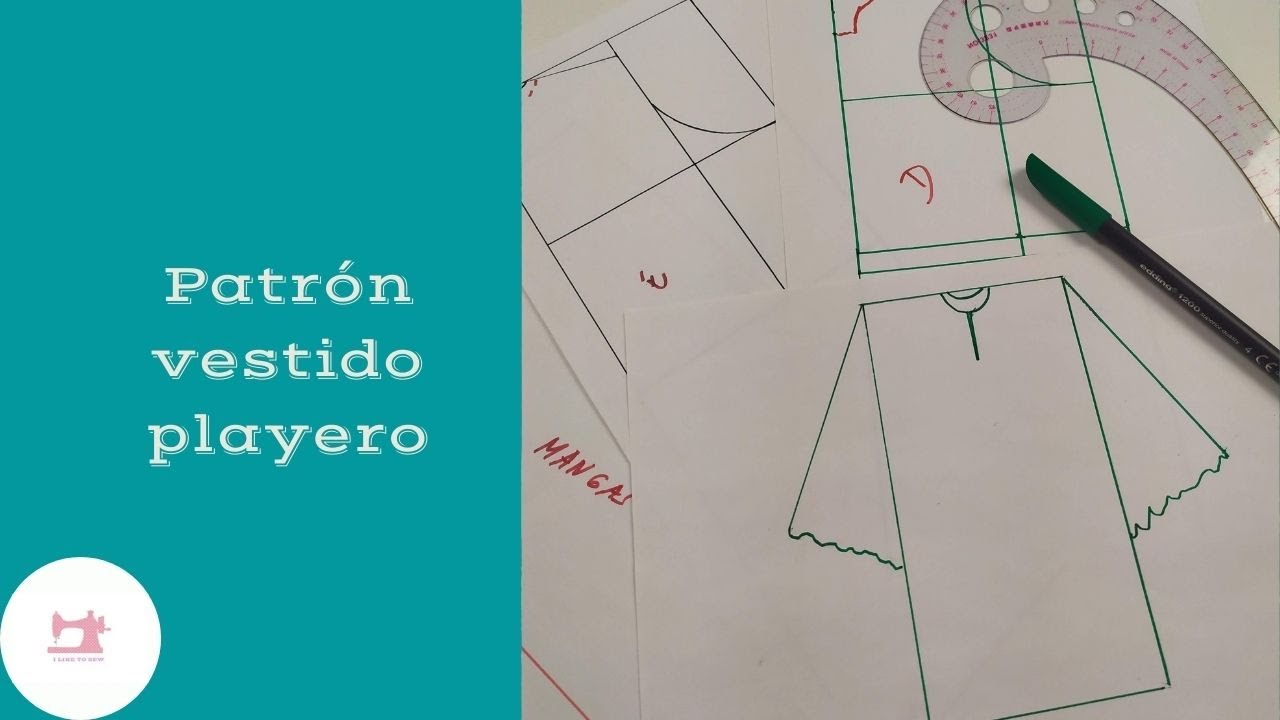 Trazamos el patrón de un vestido para llevar a la playa o la piscina