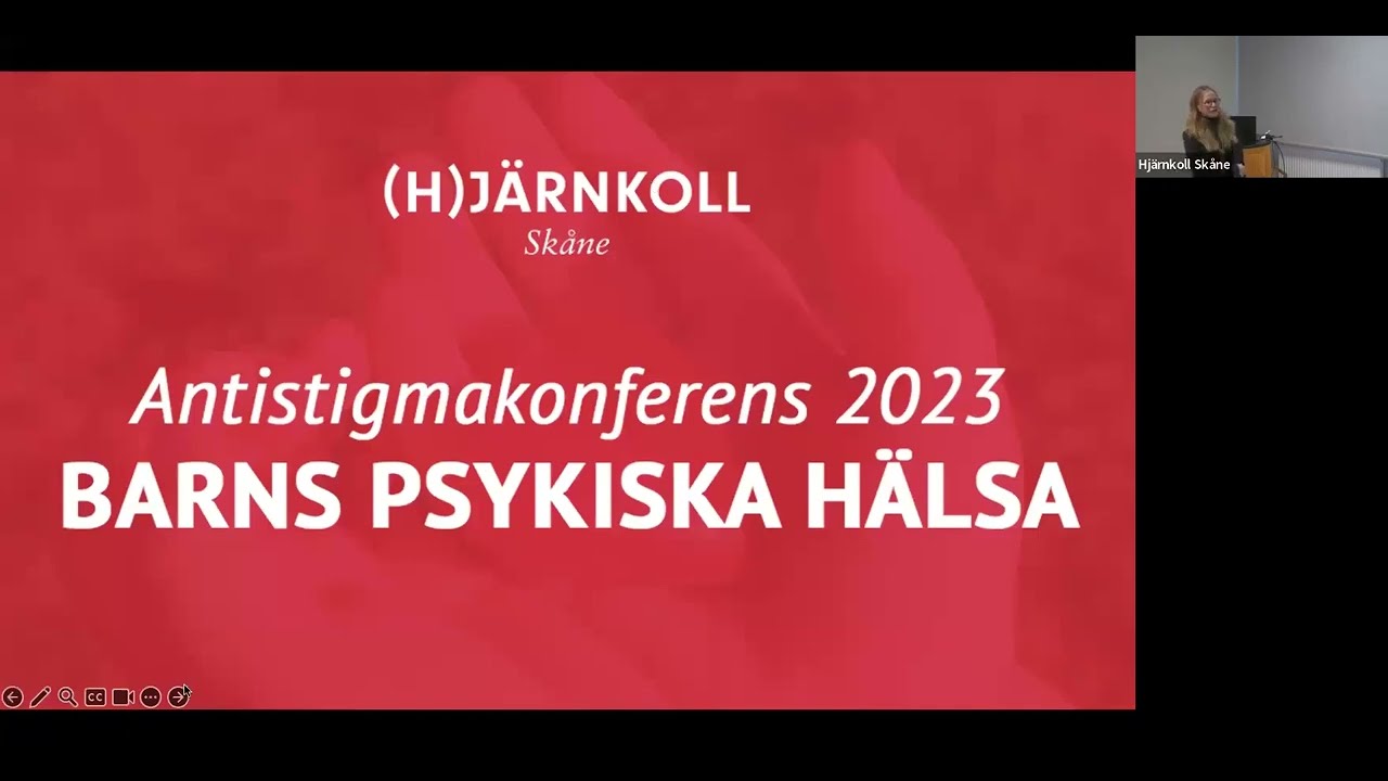 Hjärnkoll Skåne - Antistigmakonferens 2023 - Barns psykiska hälsa