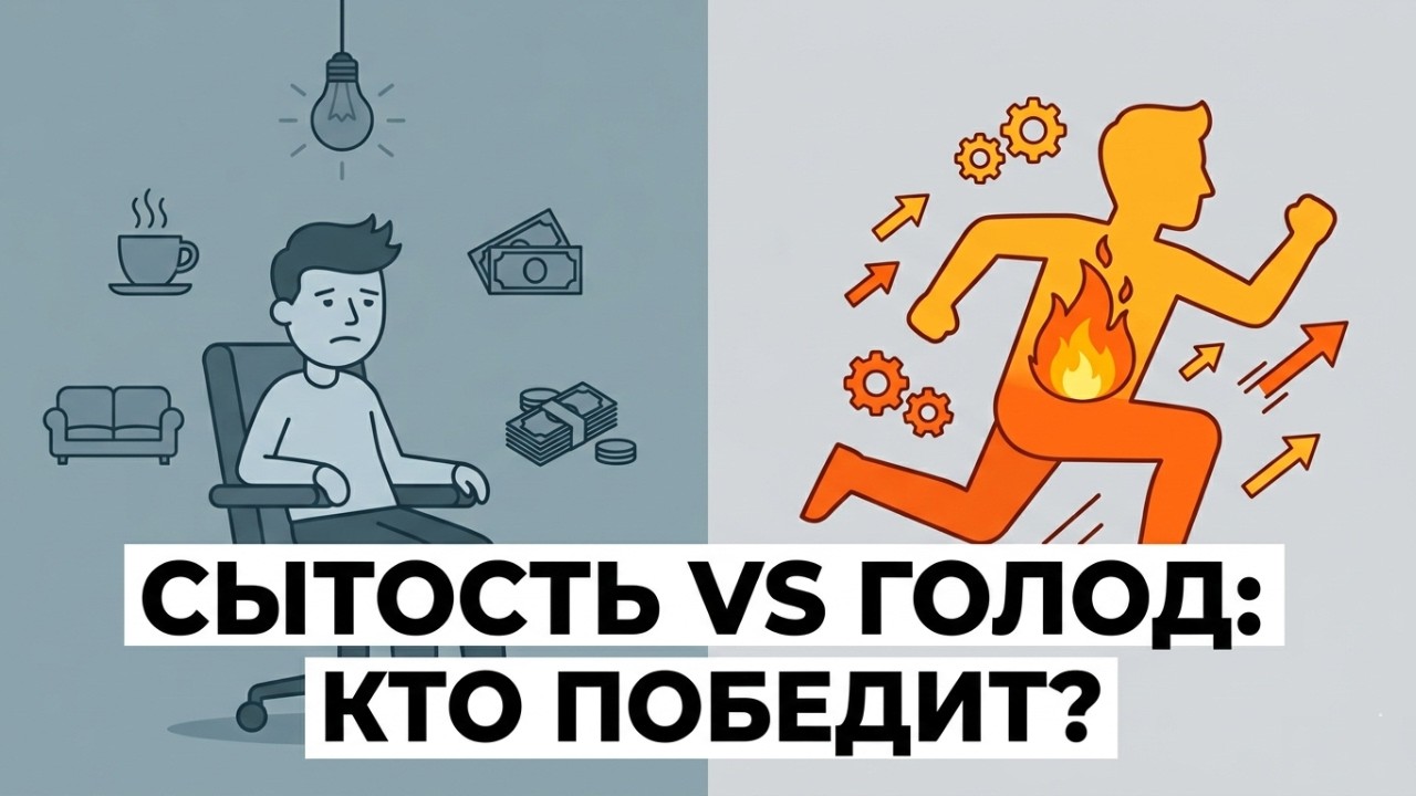 Голодный человек ломает стены. Почему сытость — это ловушка?