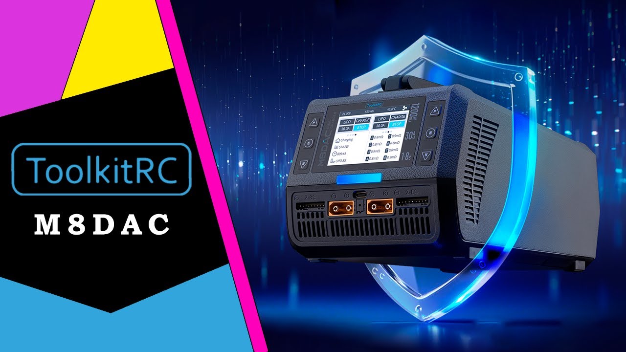 ToolkitRC M8DAC 😶‍🌫️ Podwójna ładdowarka o mocy 1200W / Recenzja 4K