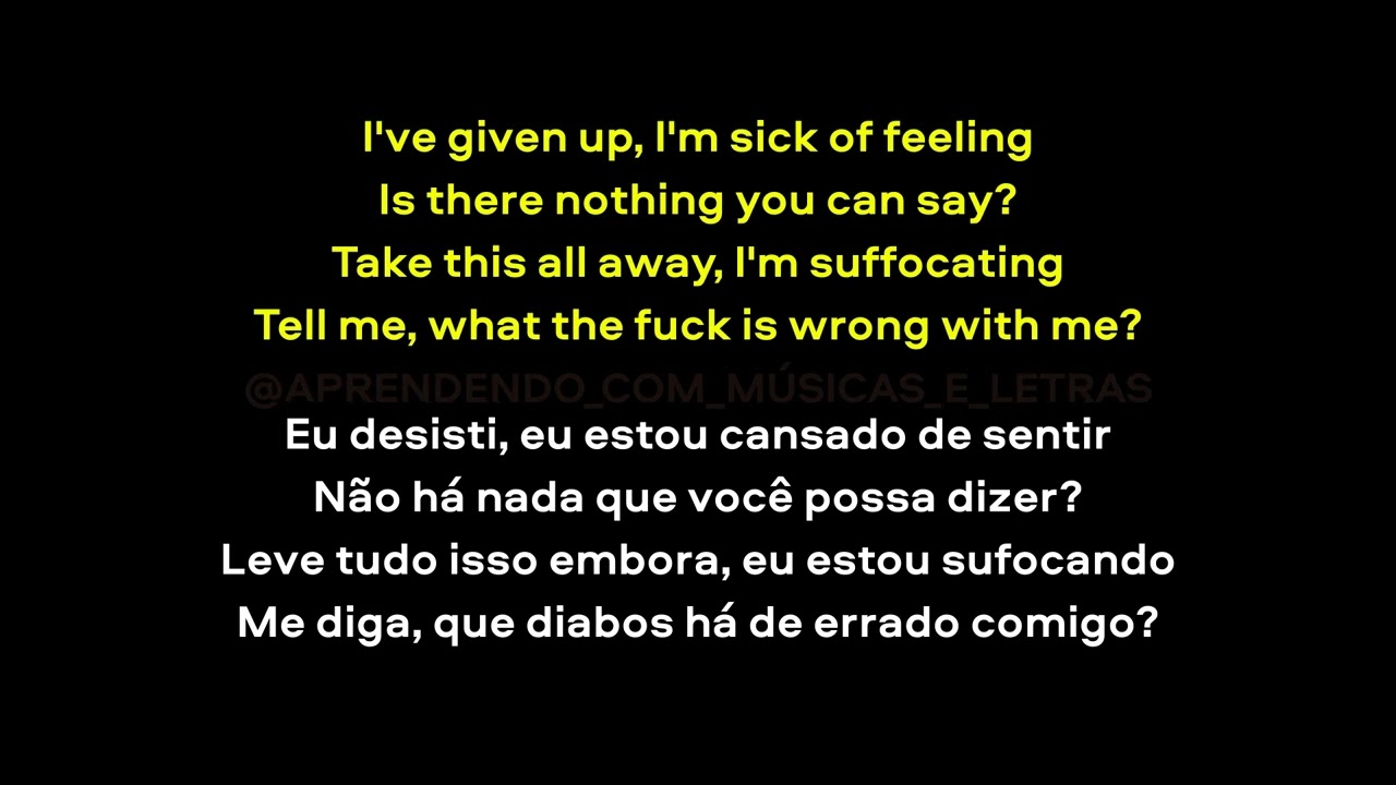 Linkin Park - Given Up - Legenda INGLÊS e PORTUGUÊS