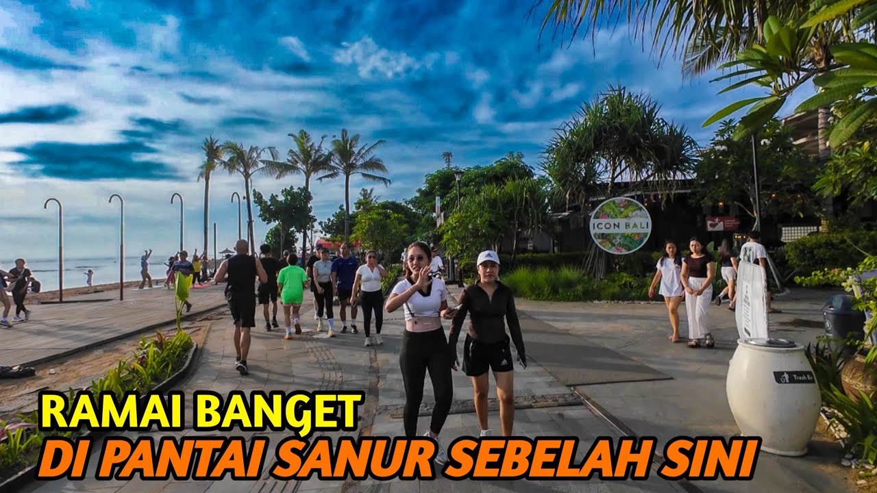 Semakin Ramai Pantai Sanur Bali Sebelah Sini