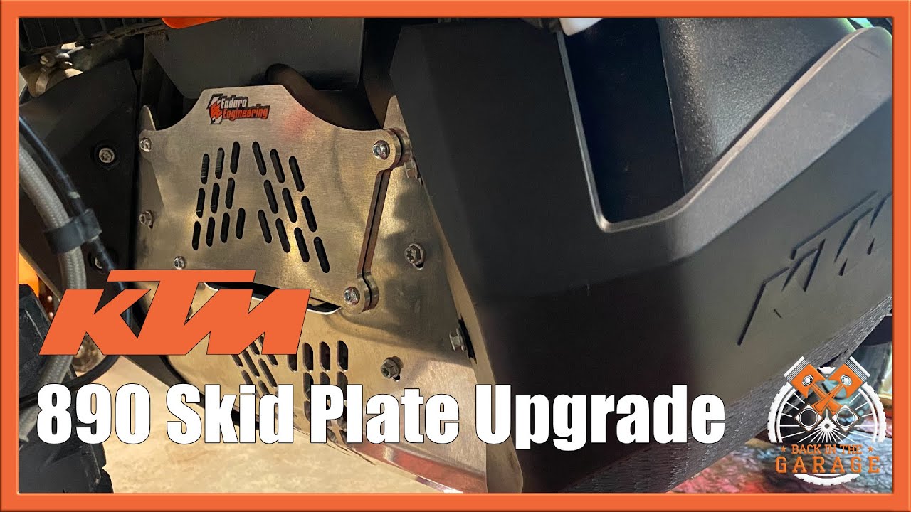 KTM 790 890 ADV R Enduro Engineering Skid Plate Install | Back in the Garage