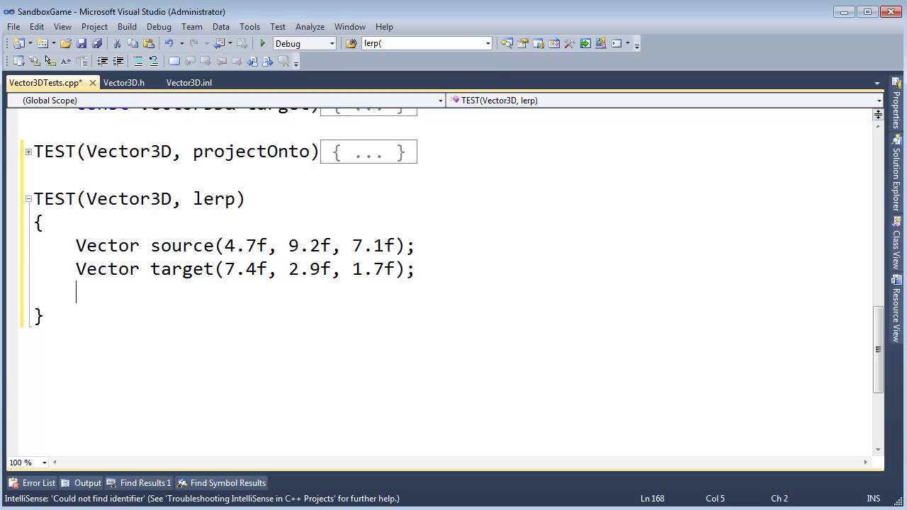 Testing and Implementing LERP