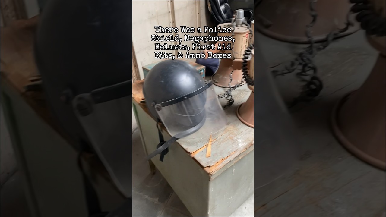Abandoned Police Station With RIOT Gear