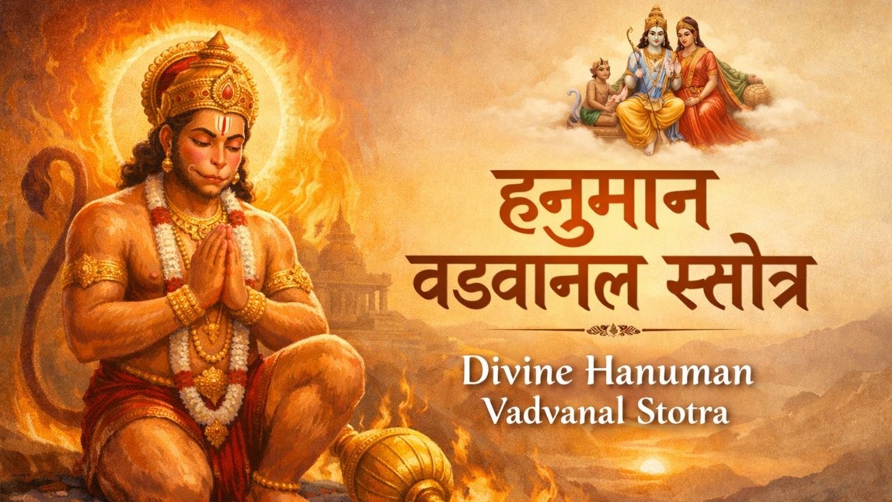 हनुमान वडवानल स्तोत्र | Divine Hanuman Vadvanal Stotra