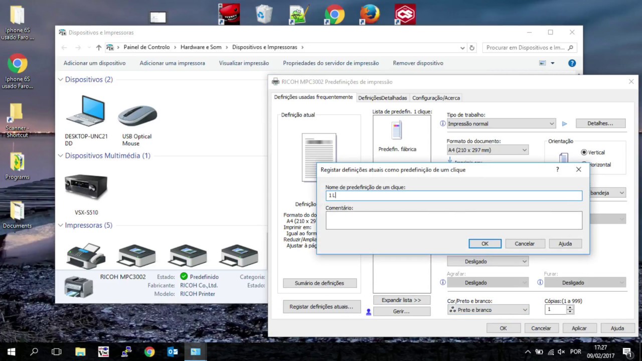 Como instalar um driver RICOH