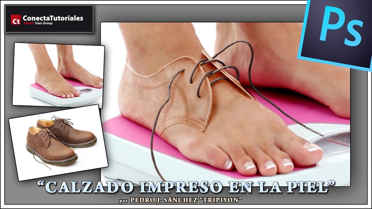 Calzado impreso en la piel con Photoshop by @Tripiyon