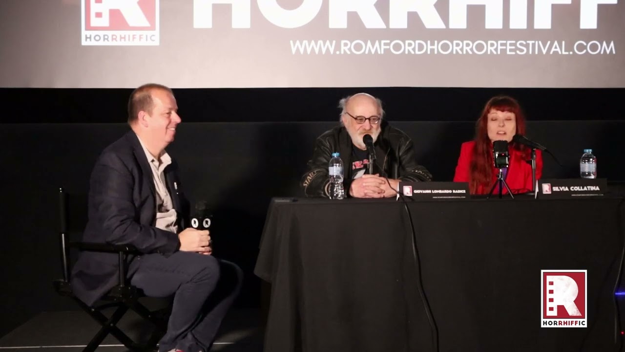 Romford Horror 2023 – Fulci Talks discussion with Giovanni Lombardo Radice and Silvia Collatina