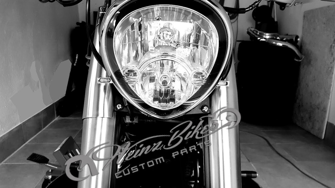 HeinzBikes - SMD Blinker (BLOKK-line MICRO) an YAMAHA XV1900