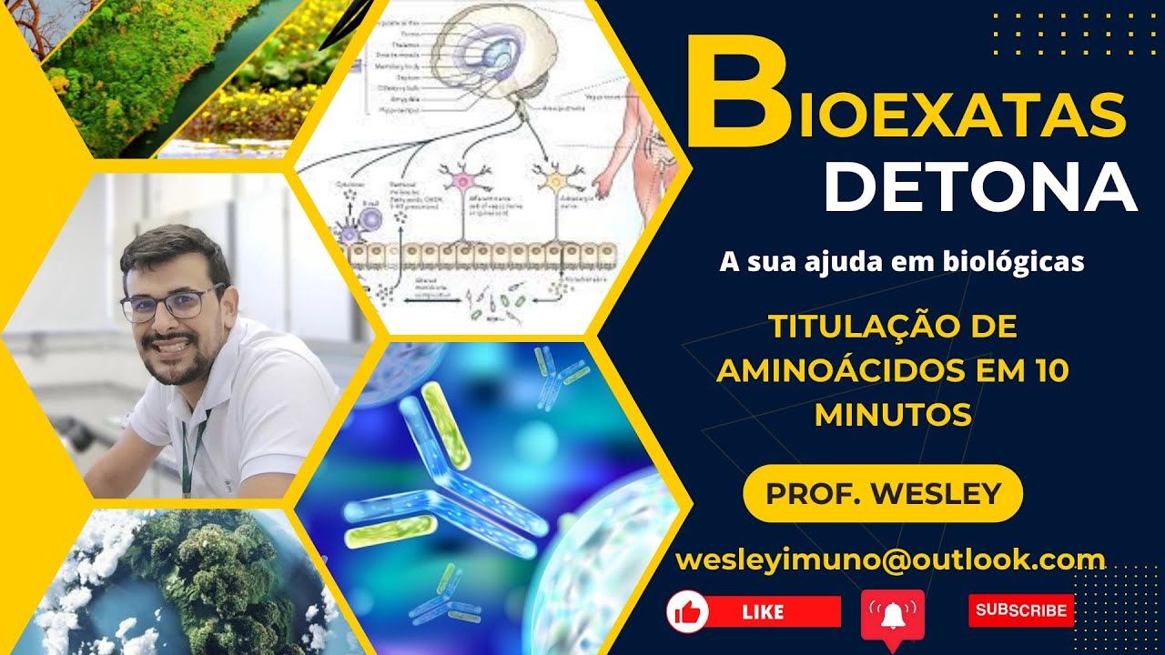 Entendendo a titulação de aminoácidos em 10 minutos