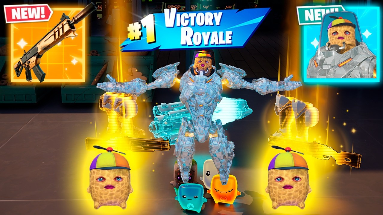 BURNT PEANUT vs NEW MYTHIC'S CHALLENGE (NEW!! Fortnite Chapter 7 Season 3)