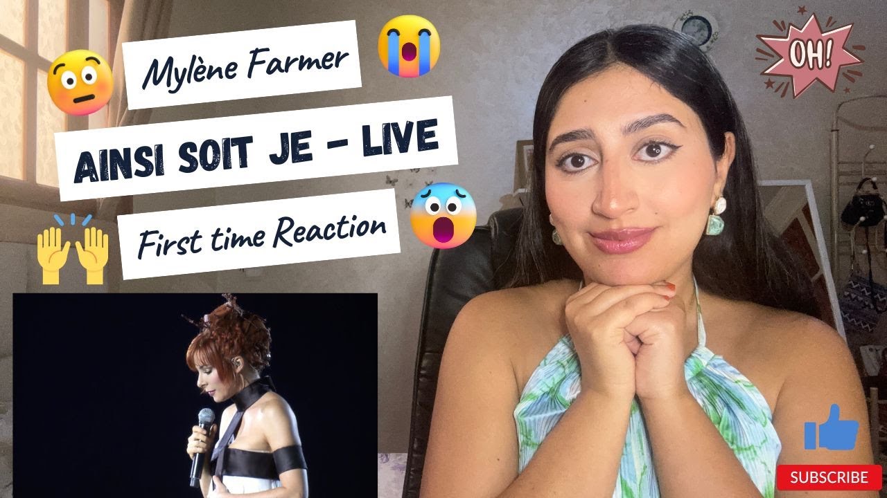 OH MY GOD, WHO IS SHE ?! Mylène Farmer - Ainsi soit je... Live - First time REACTION/REVIEW