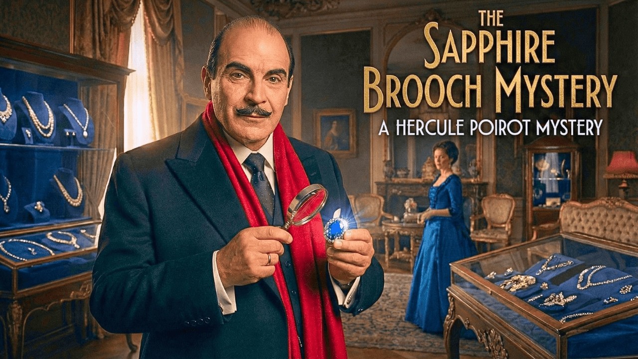 The Sapphire Brooch Mystery | A Hercule Poirot Mystery