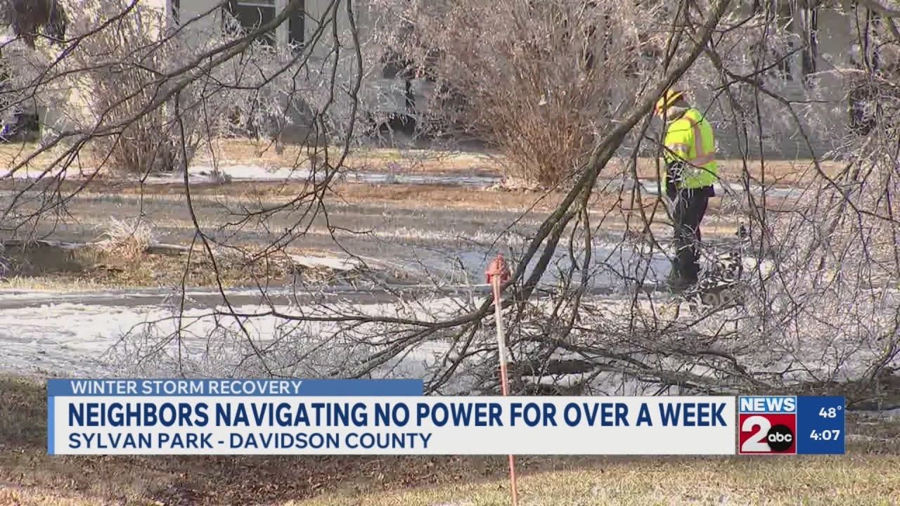 Sylvan Park, TN neighbors navigating no power for a week