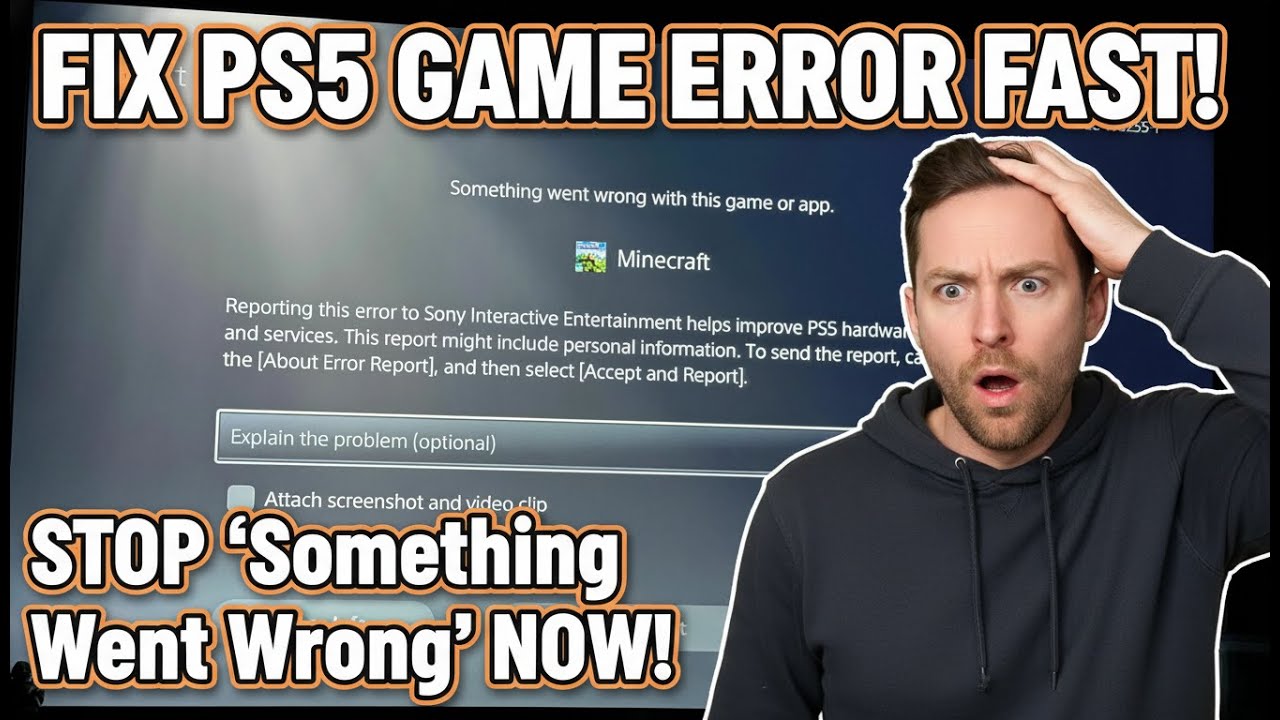 Why Your PS5 Keeps Saying Something Went Wrong with this Game or App