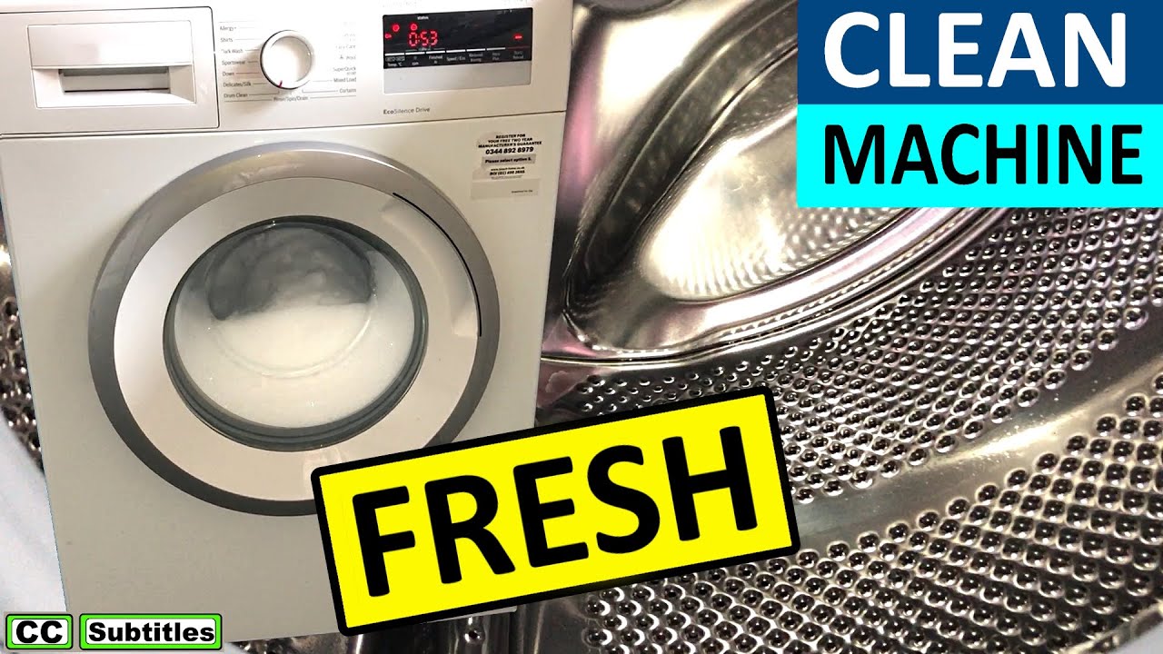 How to Clean a Washing Machine to keep it Hygienically Fresh using Washing Machine Cleaner