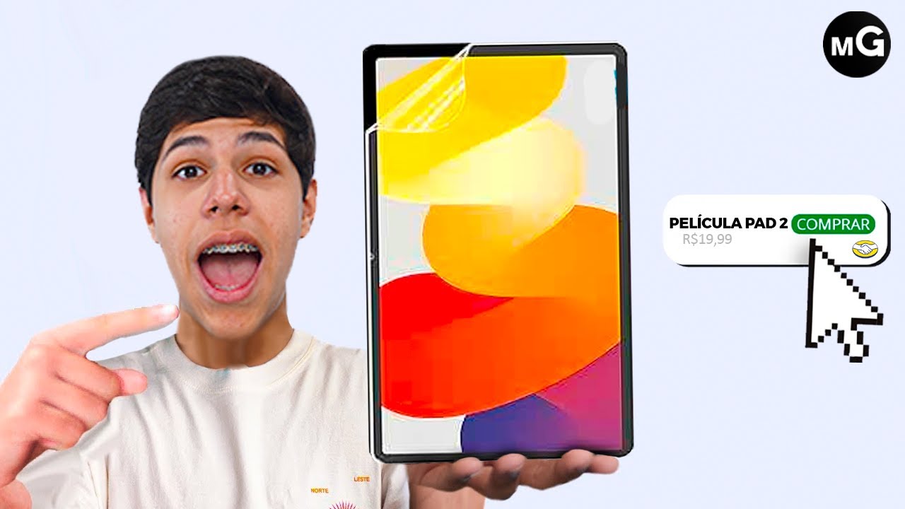 TESTEI! Comprei uma PELÍCULA BARATO para o REDMI PAD 2! 2025